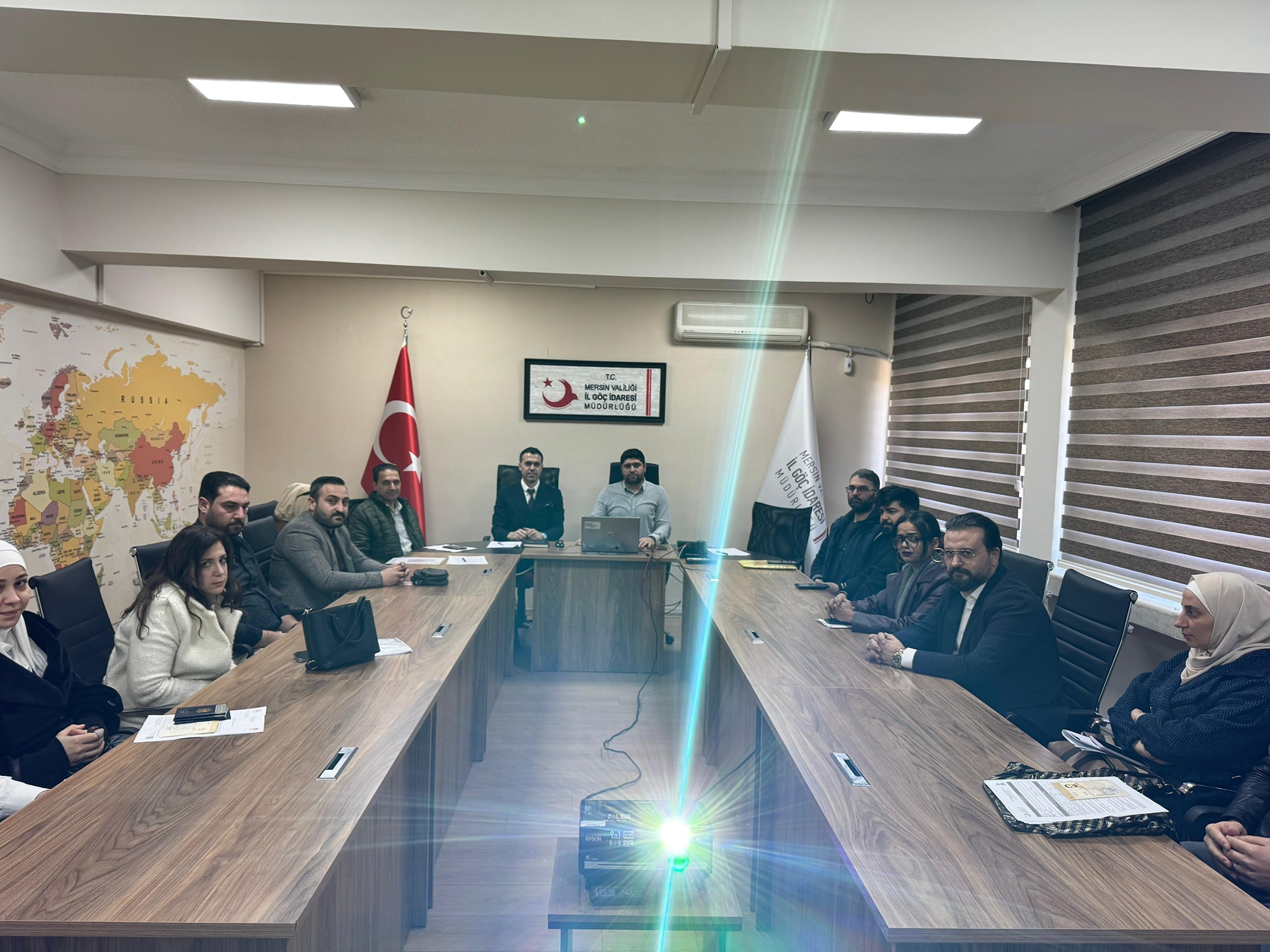 الاجتماع الرابع بدائرة هجرة مرسين