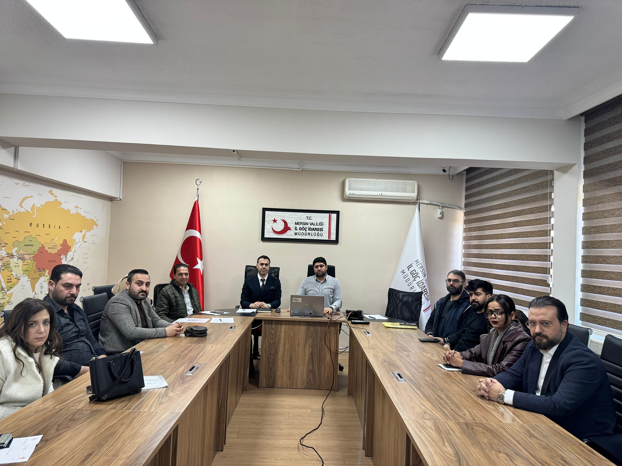 الاجتماع الرابع بدائرة هجرة مرسين